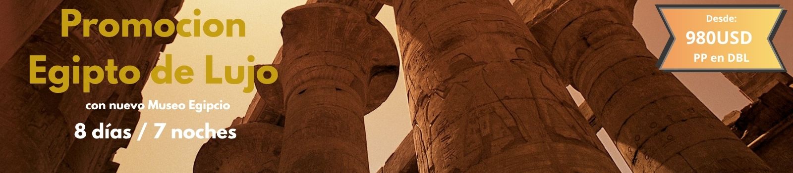Promocion Egipto de lujo